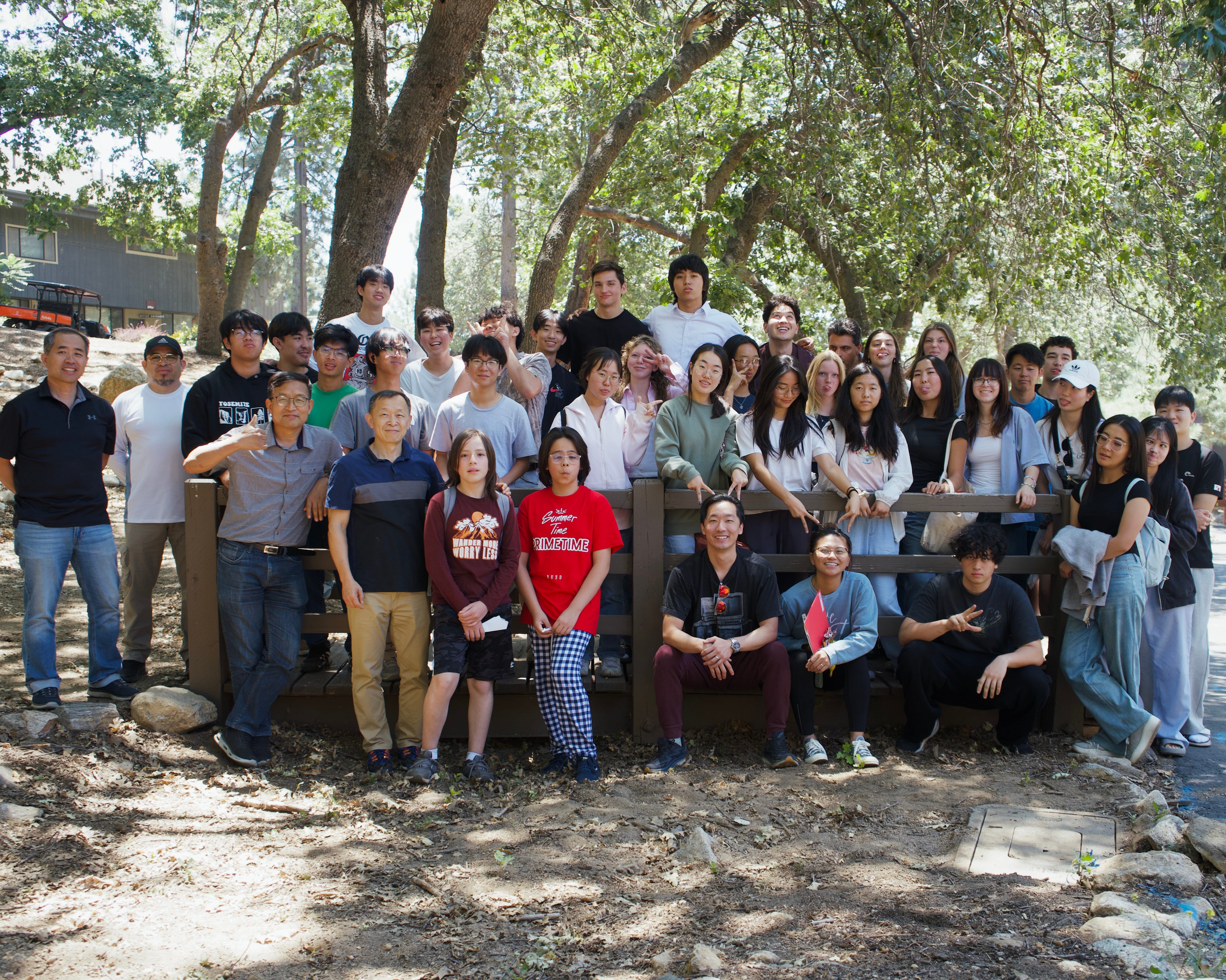 Middle and high school ministry group photo