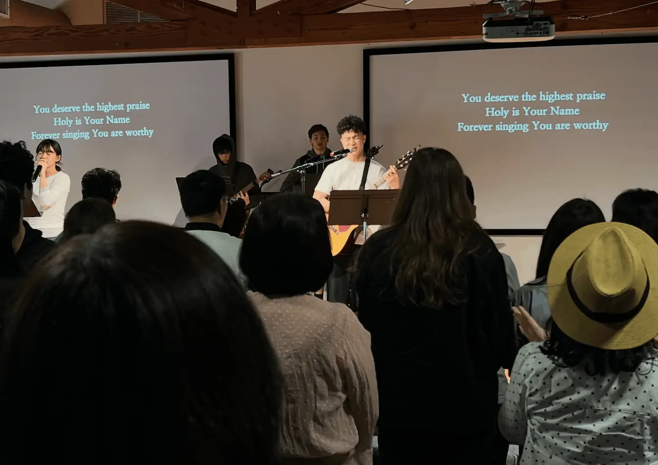 Sunday worship service